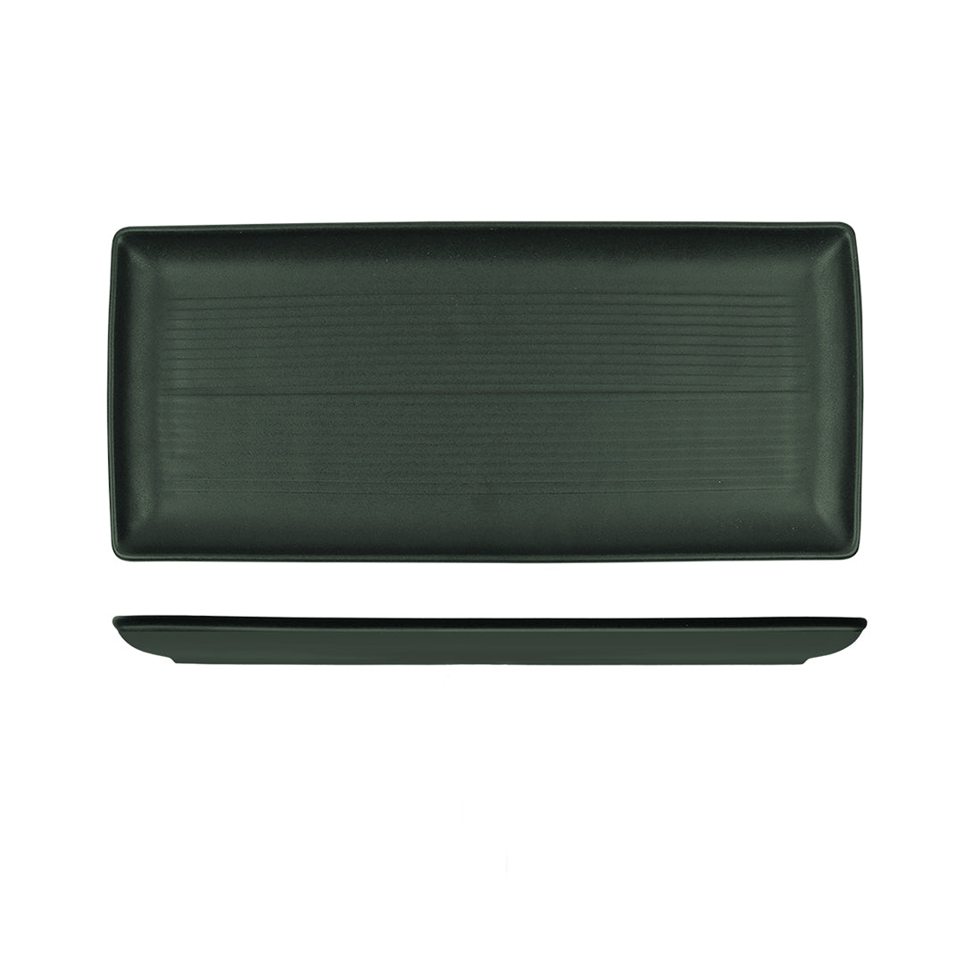 Zuma Forest Rectangle Ribbed Platter (365x160mm)