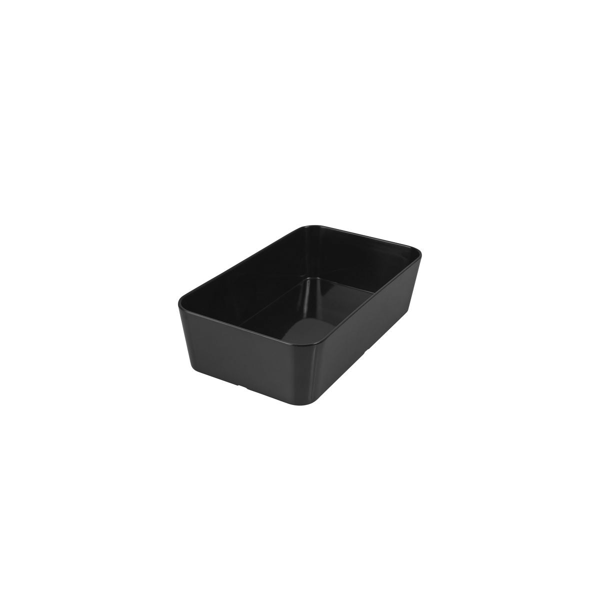Ryner Rectangular Deep Dish - Straight Sided (250x150x65mm - Black)