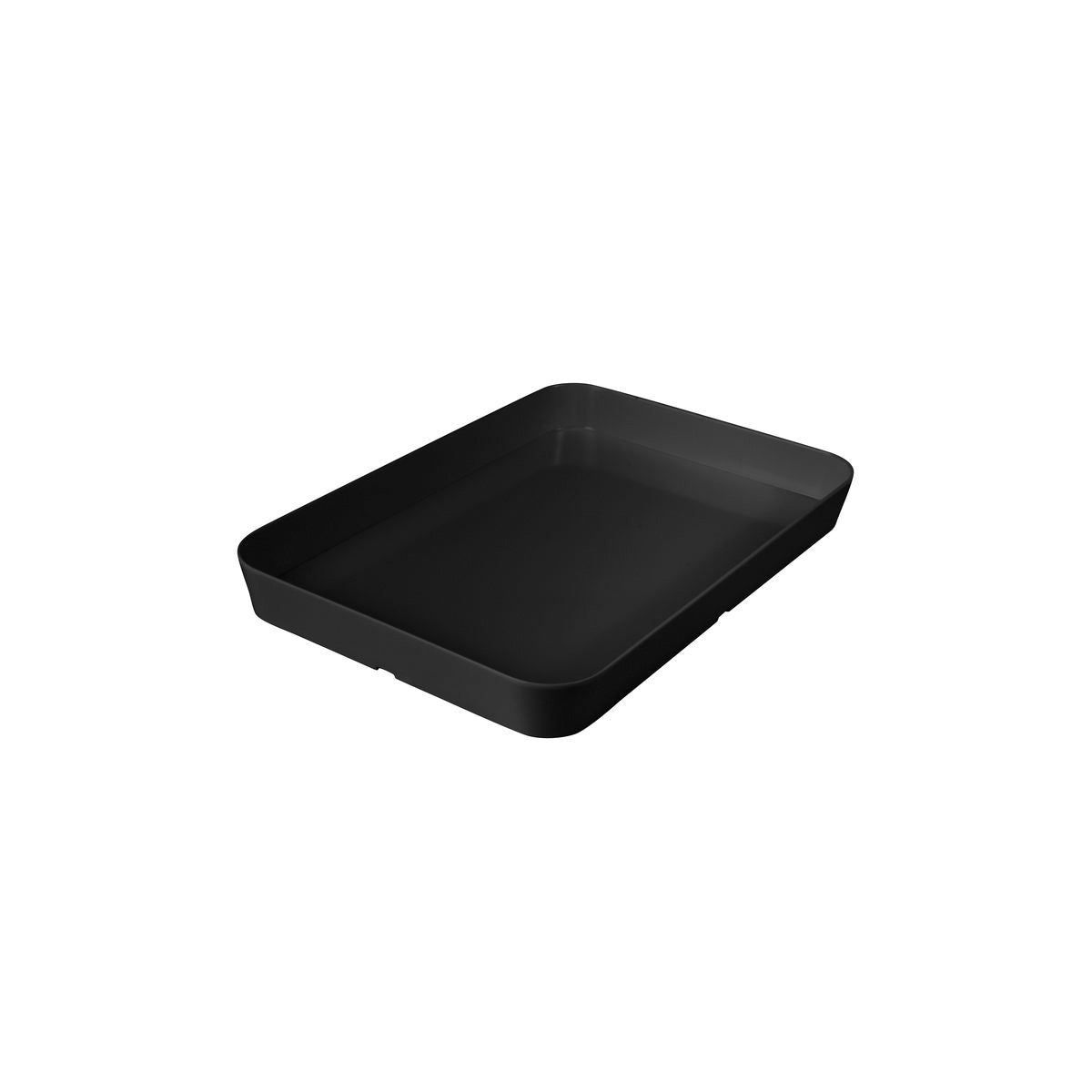 Ryner Rectangular Deep Dish - Straight Sided (305x220x25mm - Black)