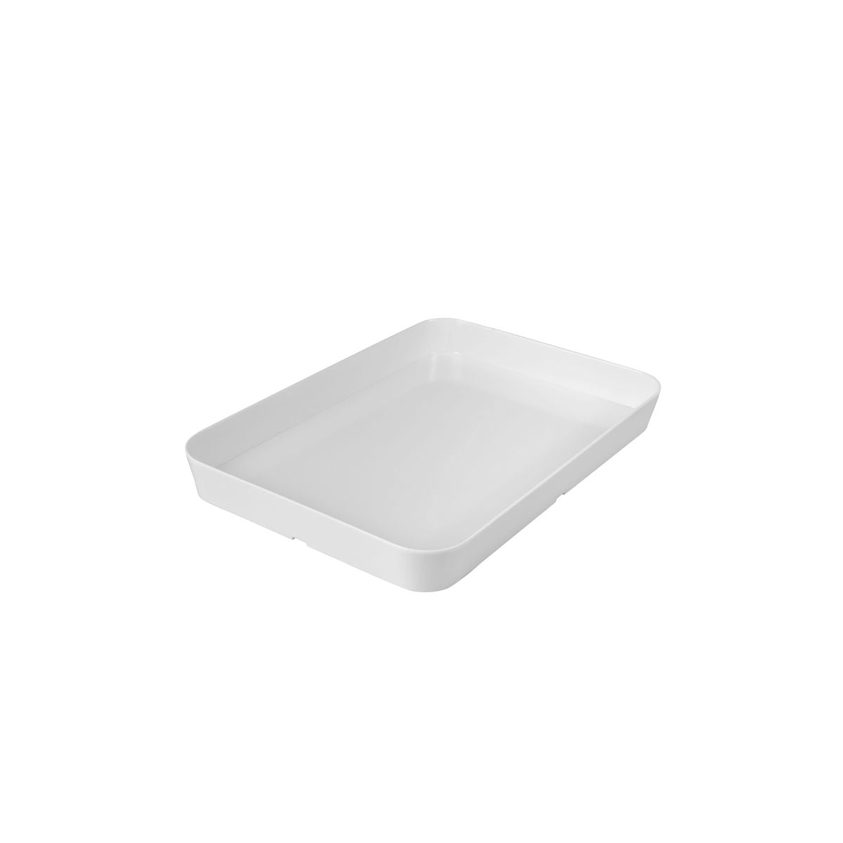 Ryner Rectangular Deep Dish - Straight Sided (305x220x25mm - White)