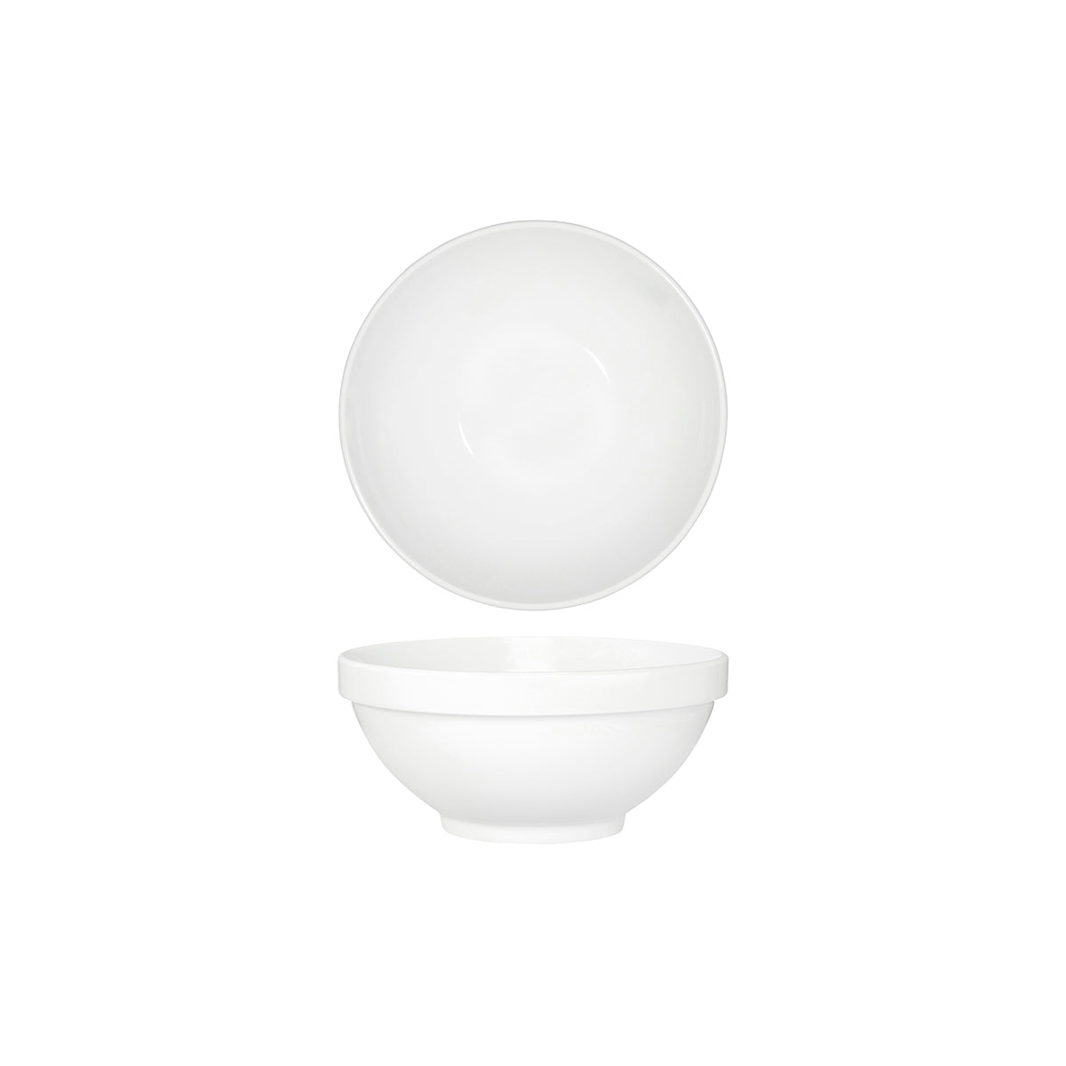 Tablekraft Core Round Footed Bowl Stack Rim 200mm