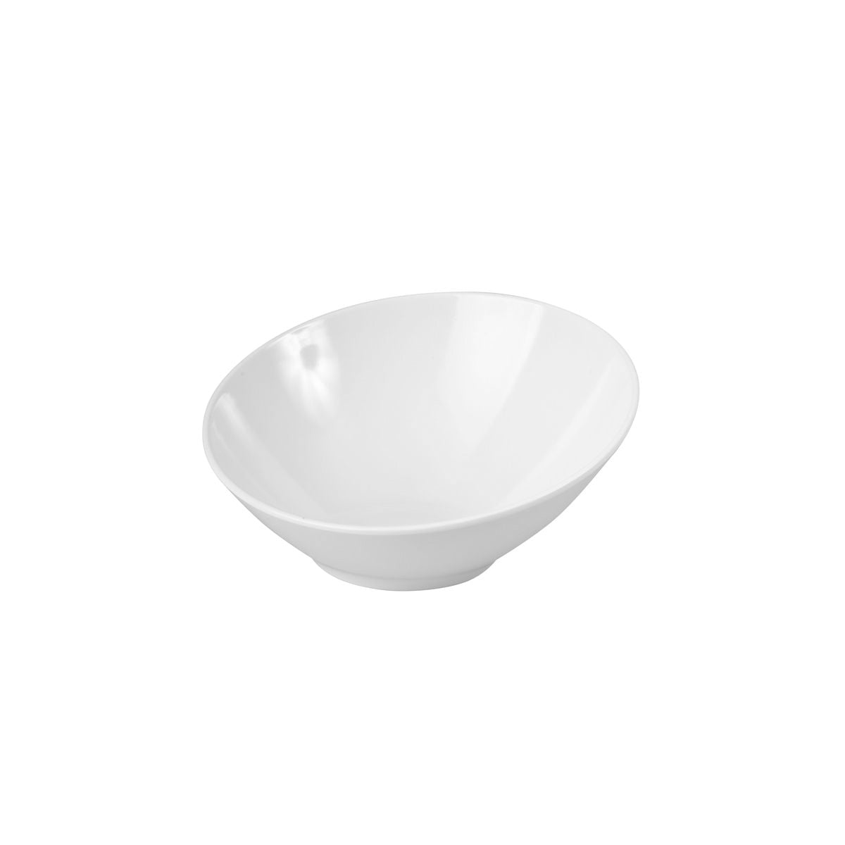 Ryner Slant Bowl (350mm Ø - White)