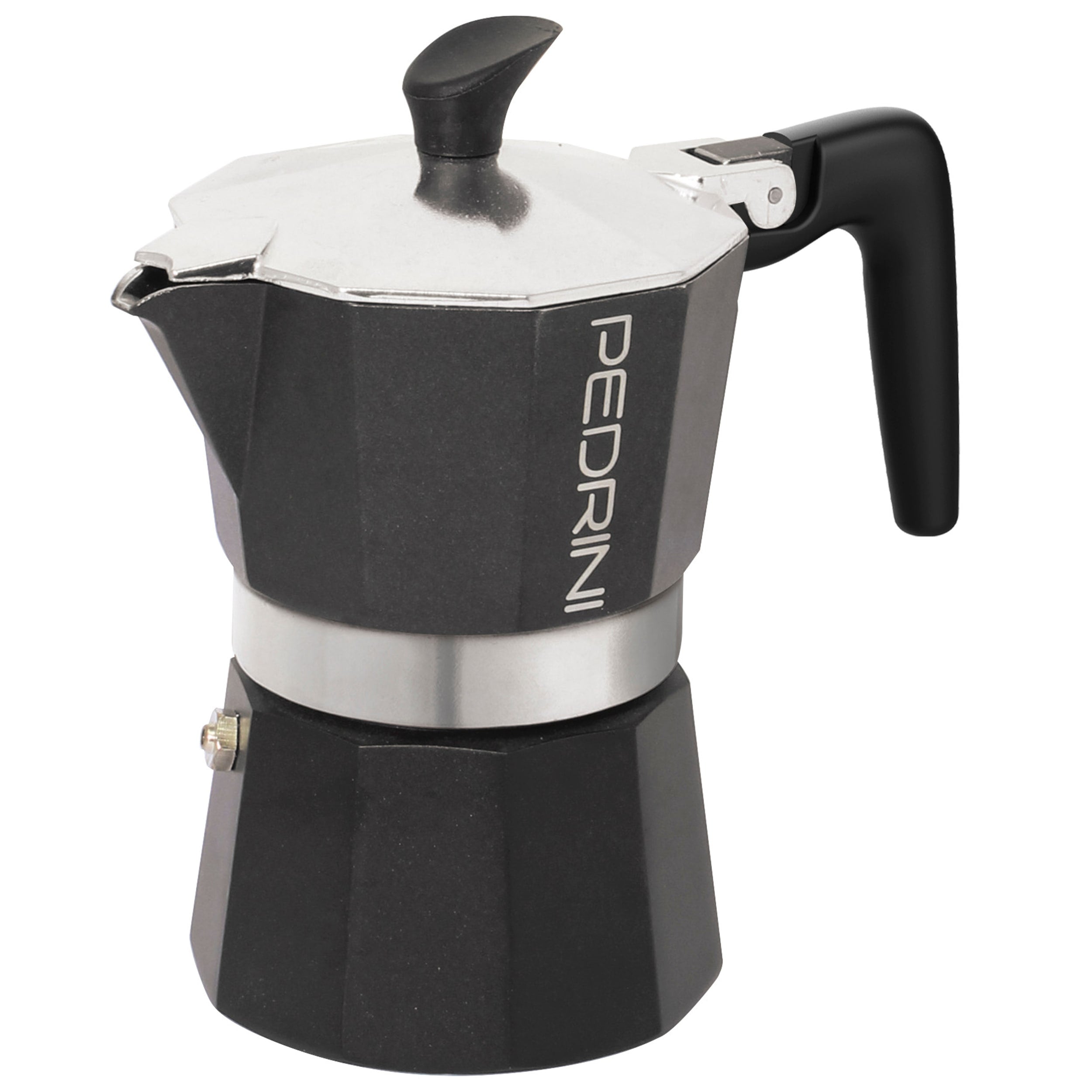 Pedrini Aroma Nero Stovetop Espresso Maker 3 Cup