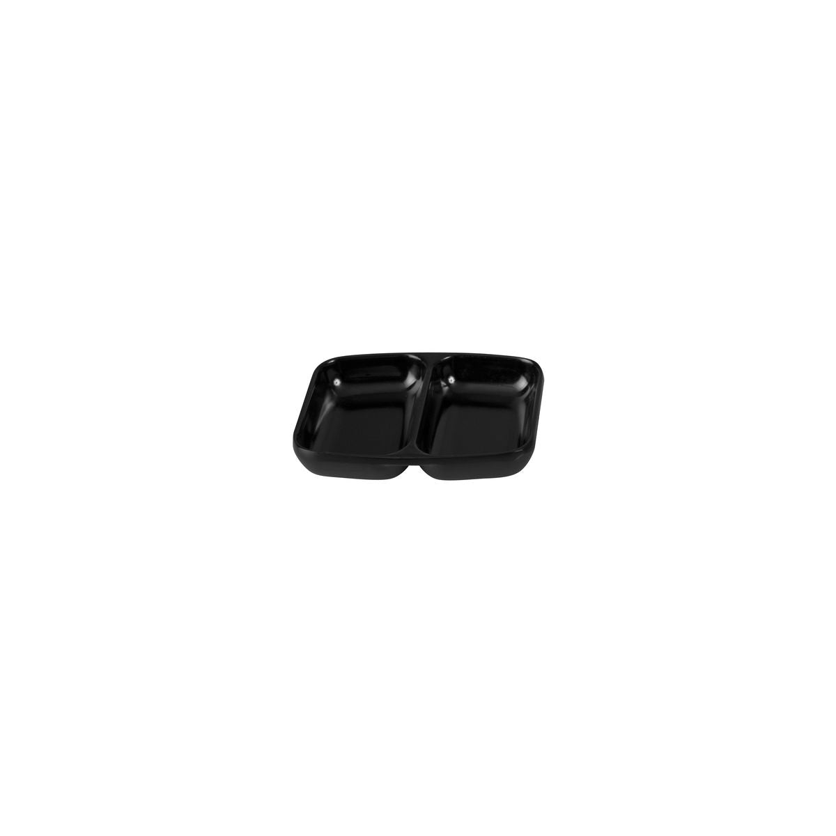 Ryner Divided Sauce Dish (85x70mm - Black)