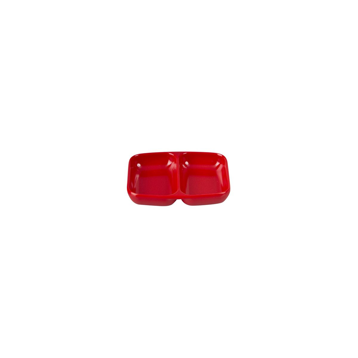 Ryner Divided Sauce Dish (85x70mm - Red)