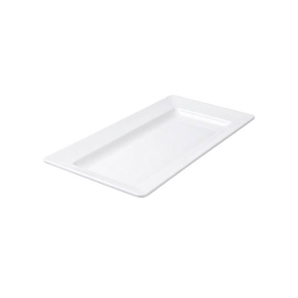 Ryner Rectangular Platter - Wide Rim (360x205mm - White)