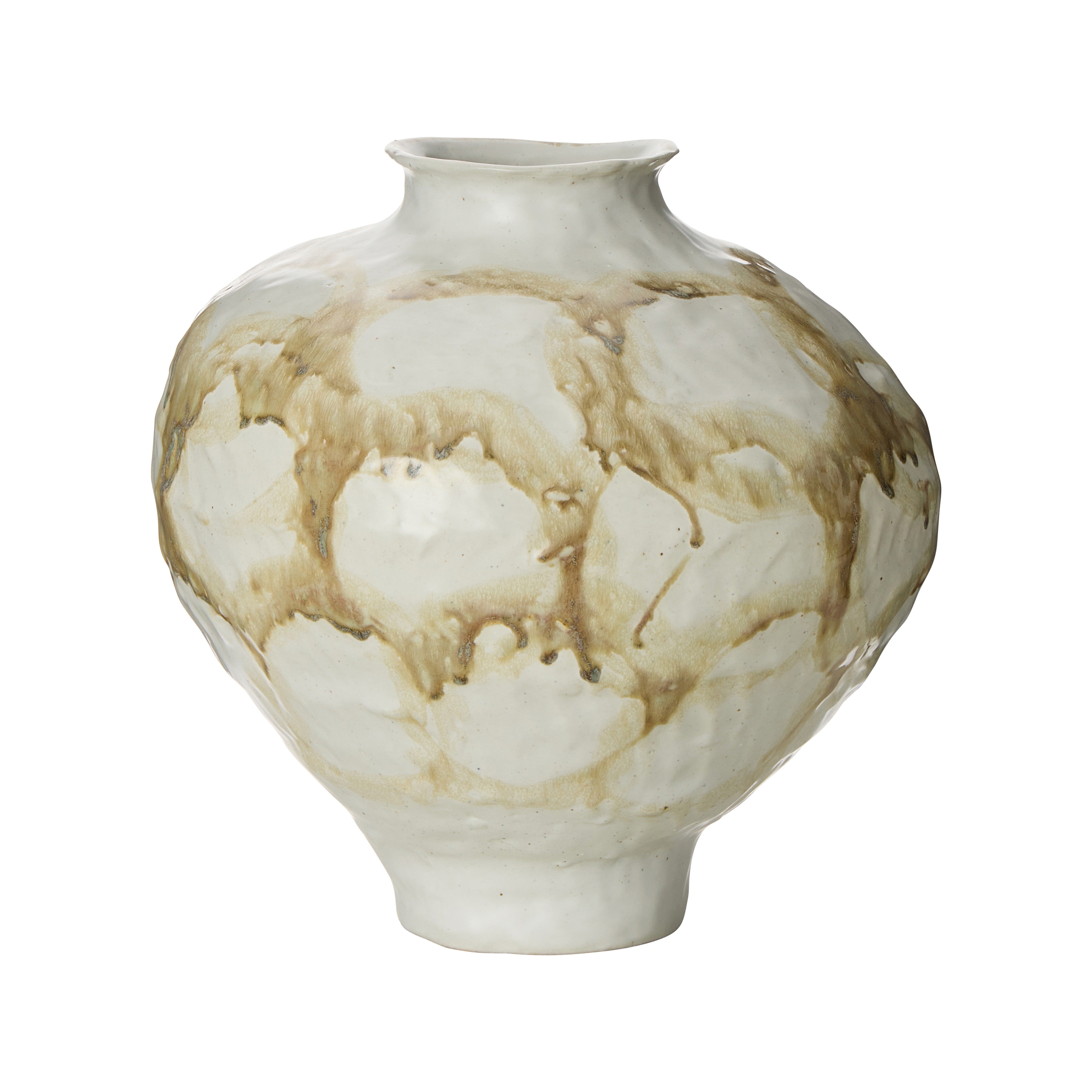 Amalfi Erol Vase Collection Off White & Green