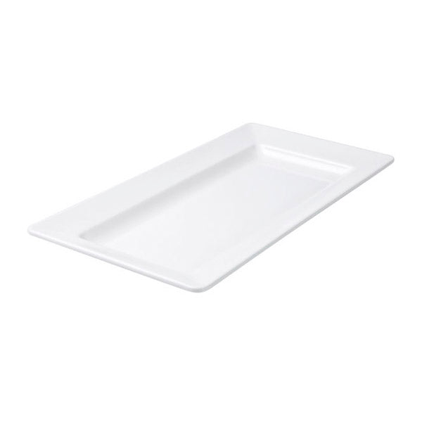 Ryner Rectangular Platter - Wide Rim (560x322mm - White)