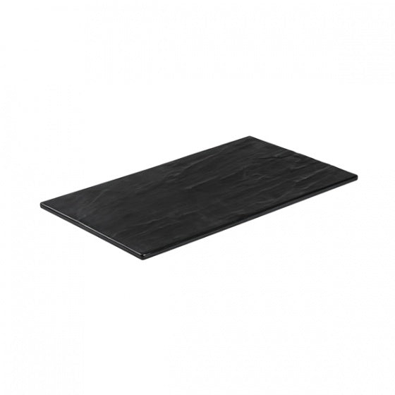 Ryner Black Taroko Flat Rectangle Platter (375x210mm)