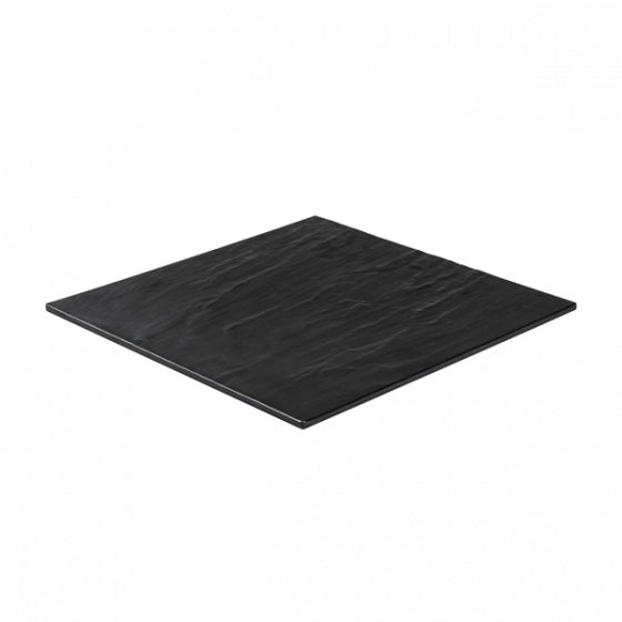Ryner Black Taroko Flat Square Platter (368x368mm)