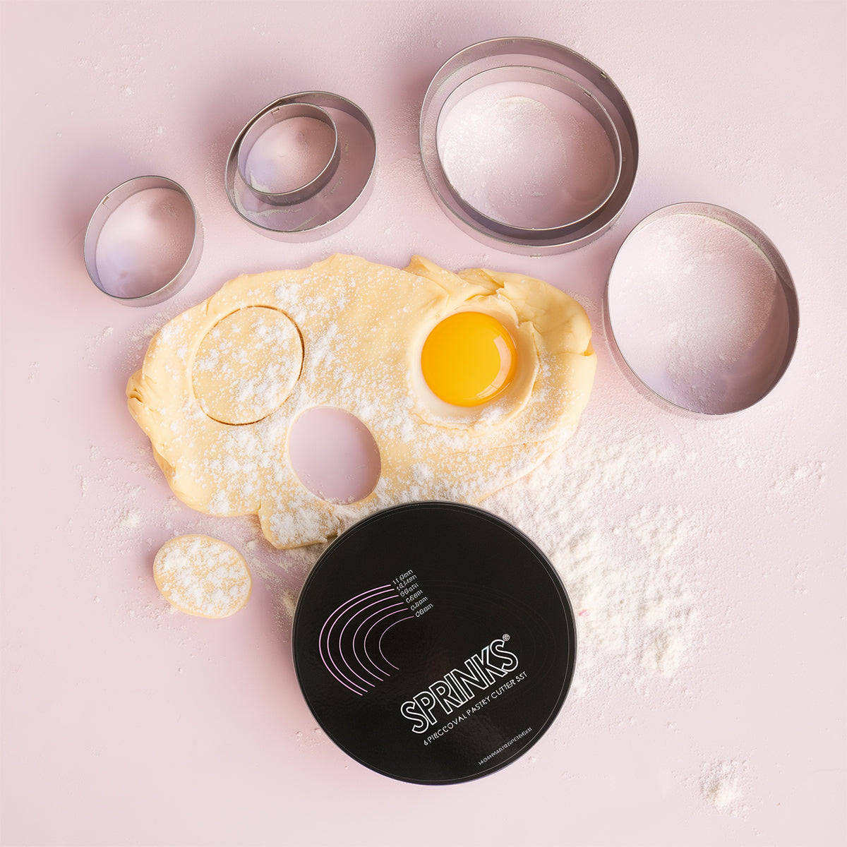 Sprinks Oval Stainless Pastry Cutter Set 6 Piece