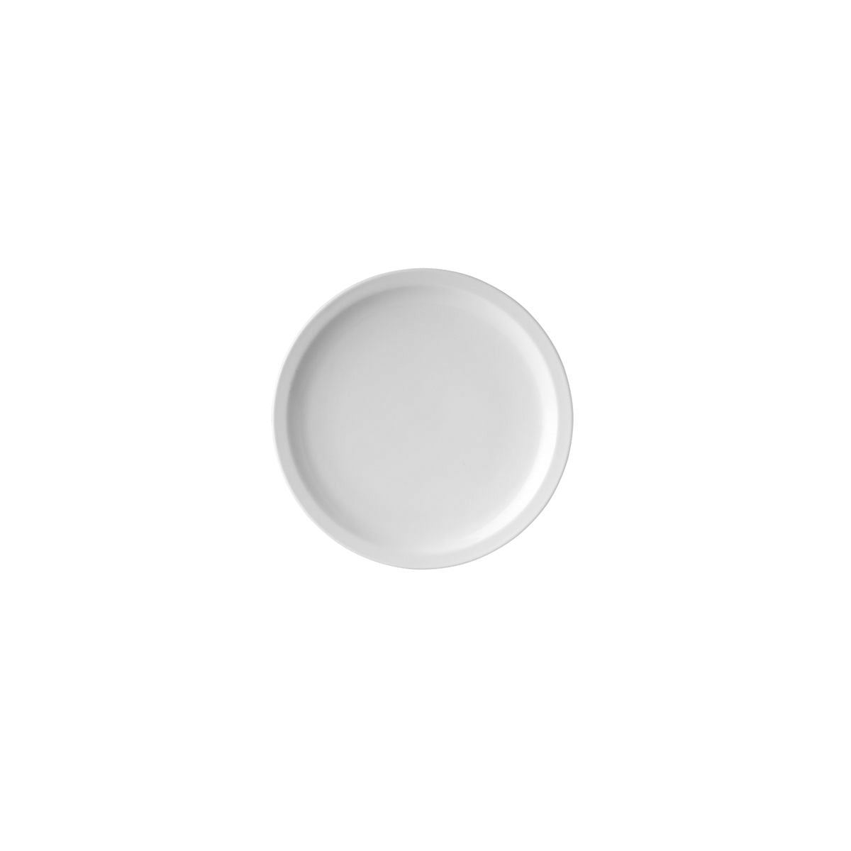 Ryner Round Plate - Narrow Rim (226mm Ø - White)