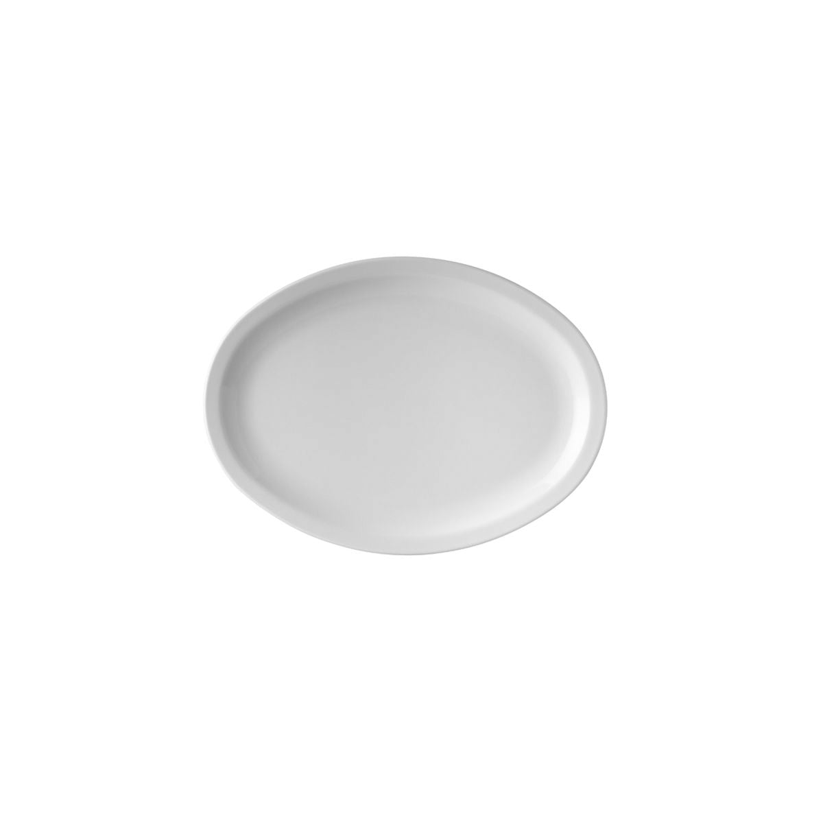 Ryner Oval Plate - Narrow Rim (335mm - White)