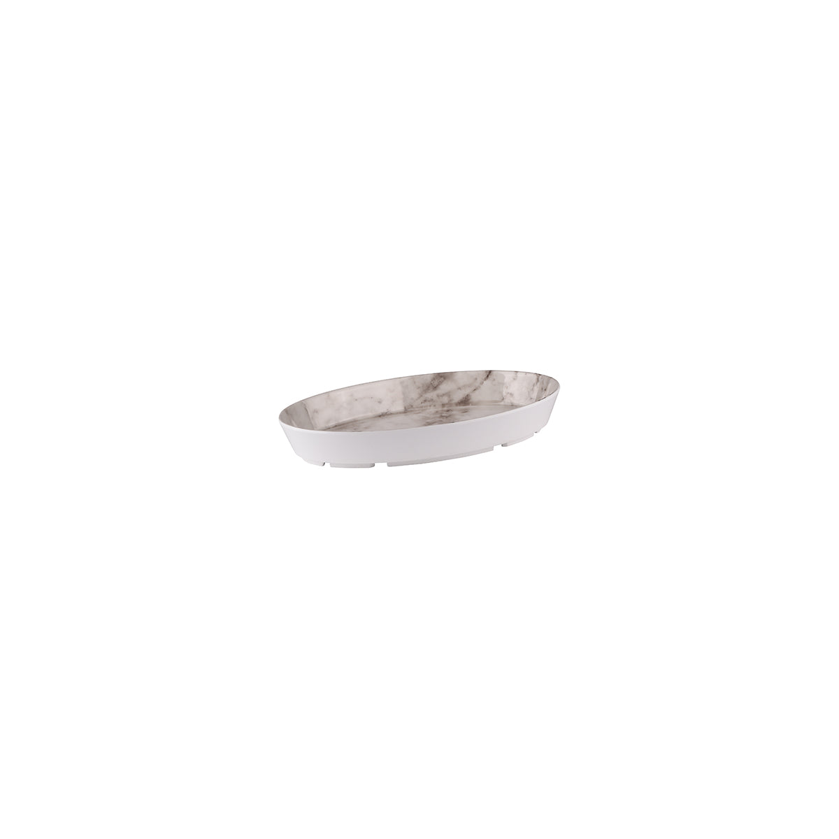 Ryner White Marble Oval Dish (265x162x40mm)