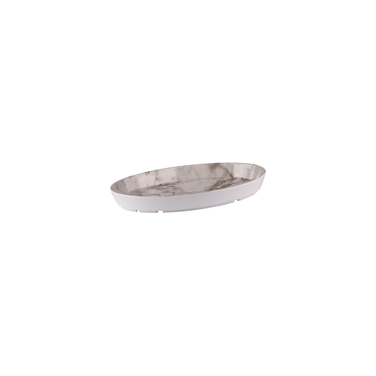Ryner White Marble Oval Dish (325x200x40mm)