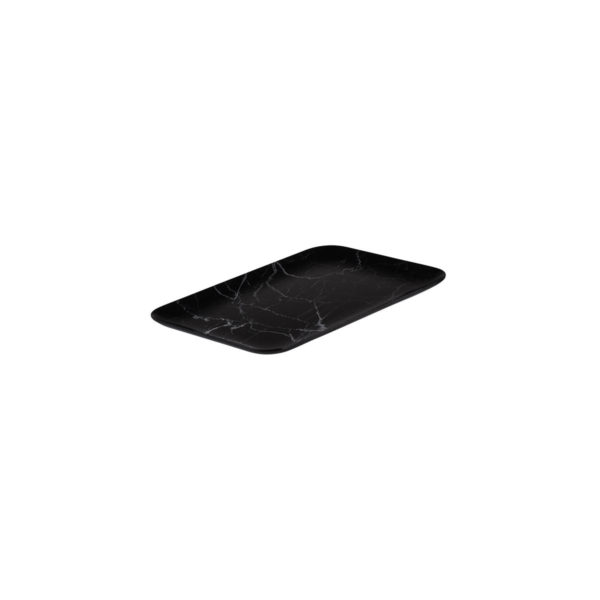 Ryner Black Marble Rectangular Coupe Platter (330x230mm)