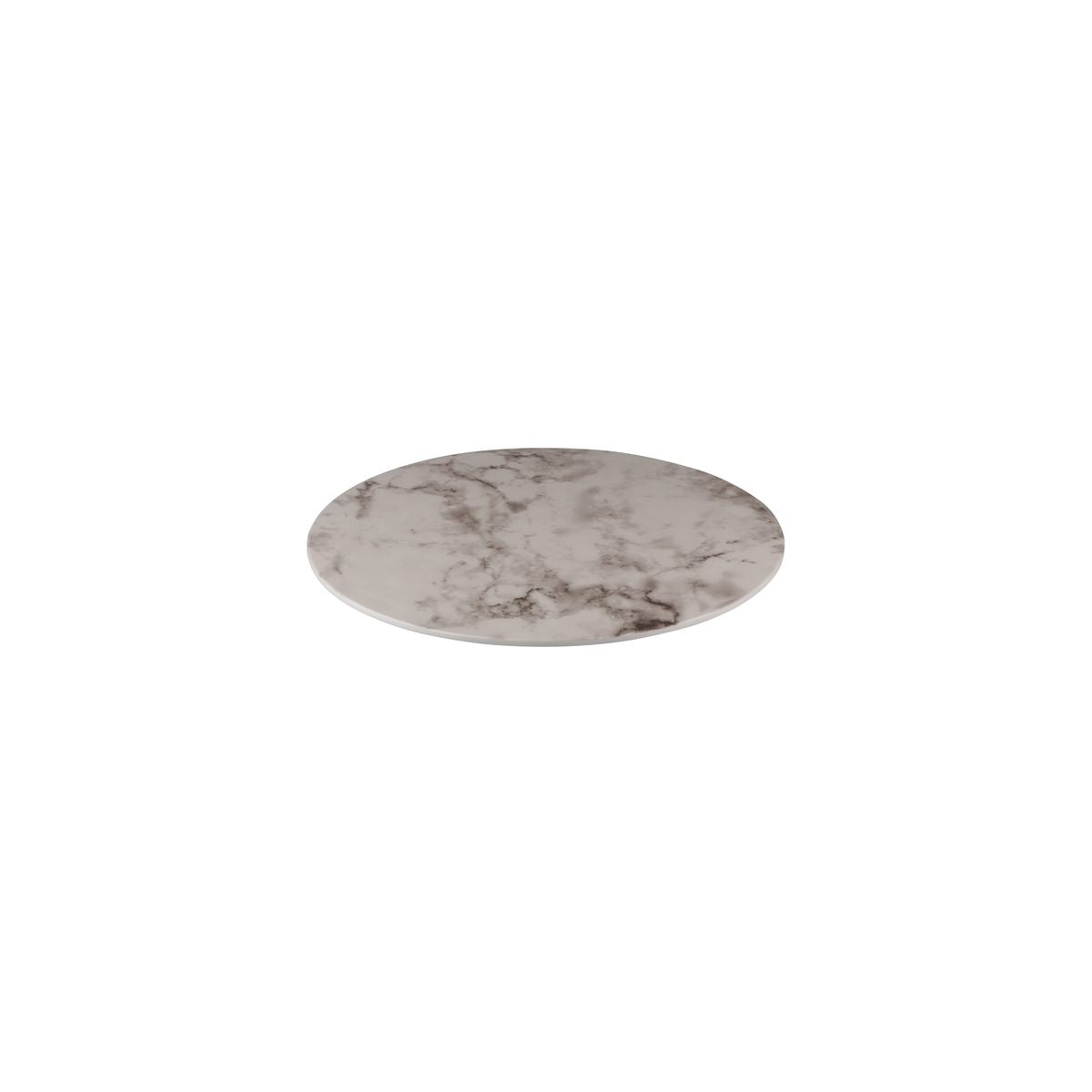 Ryner White Marble Round Platter (330mm Ø)