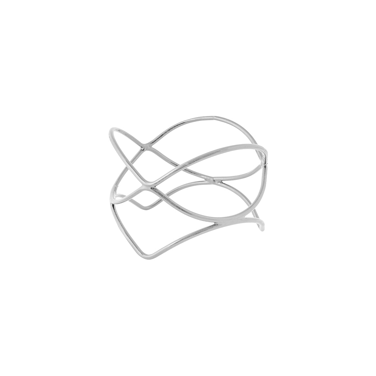 Ryner Spiral Riser (200mm Ø 150mm H - Silver)