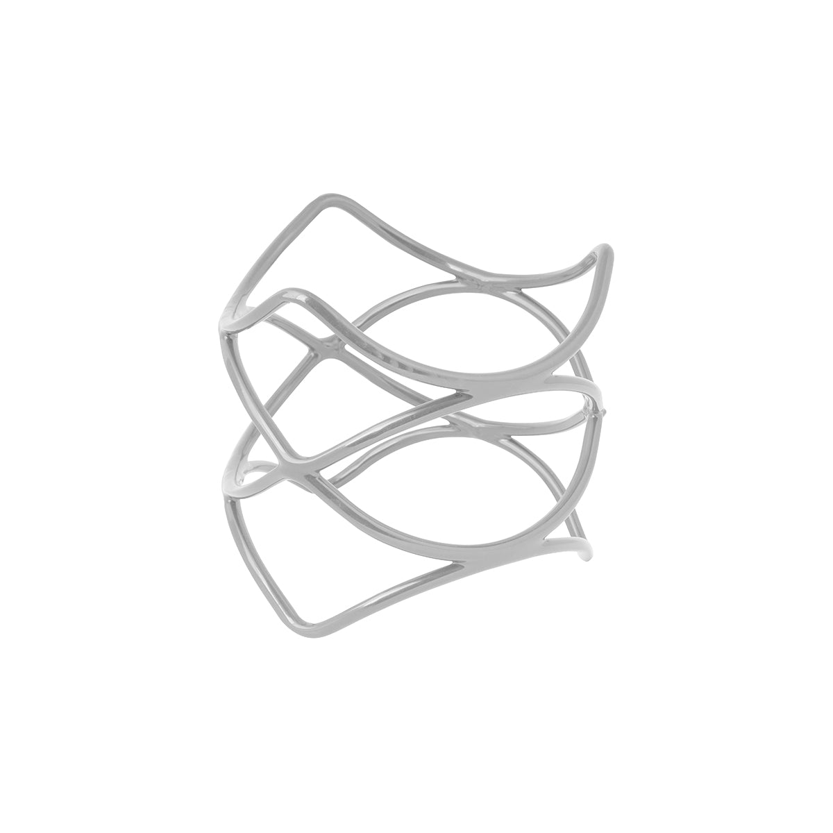 Ryner Spiral Riser (200mm Ø 200mm H - Silver)