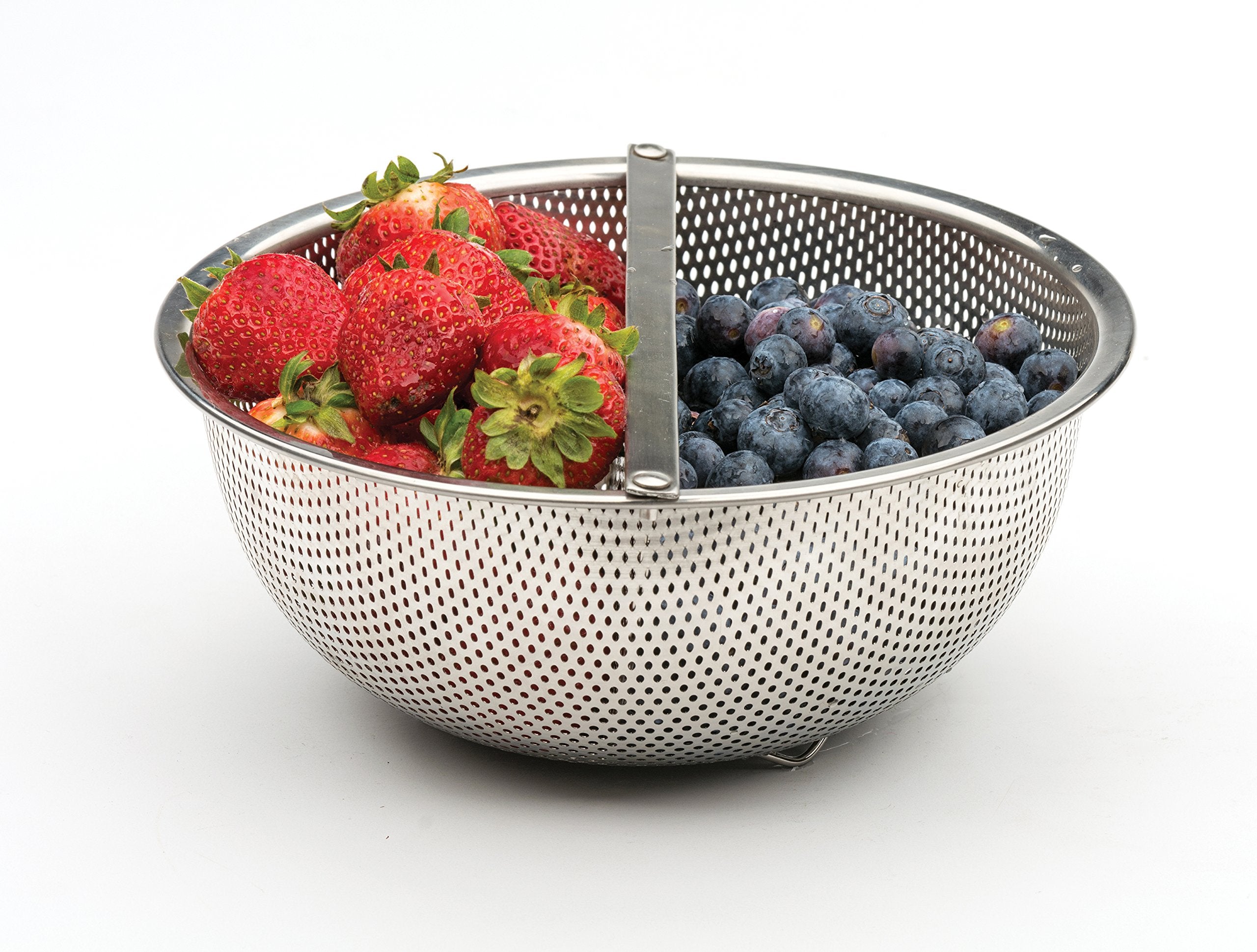 RSVP International Precision Pierced Divided Colander 2.8L