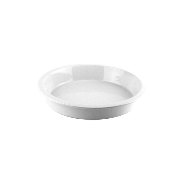 Ryner Porcelain Food Pans Round Plain (360mm Ø - White)