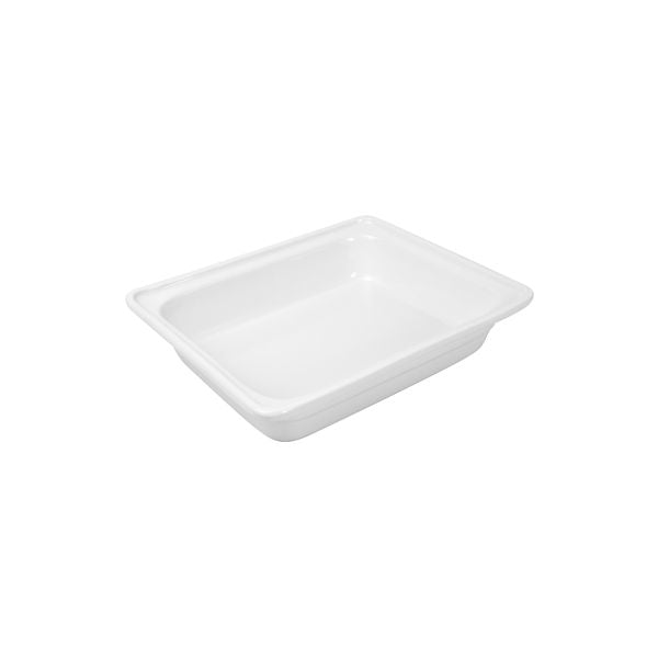 Ryner Porcelain Gastronorm Food Pan - 1/2 GN (65mm - White)