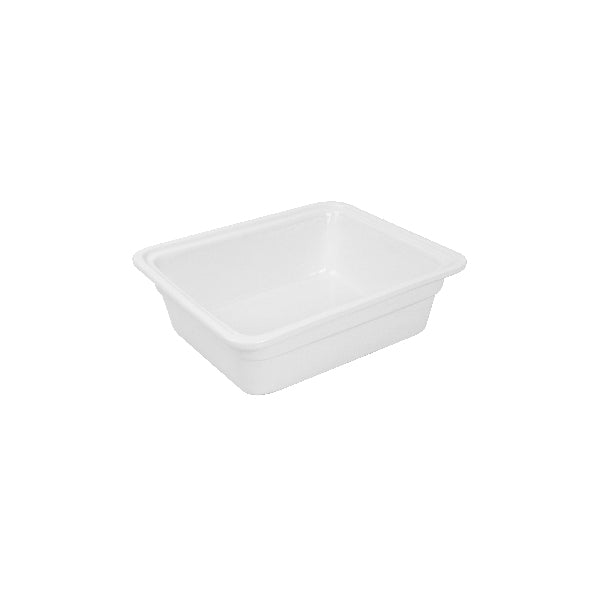 Ryner Porcelain Gastronorm Food Pan - 1/2 GN (100mm - White)