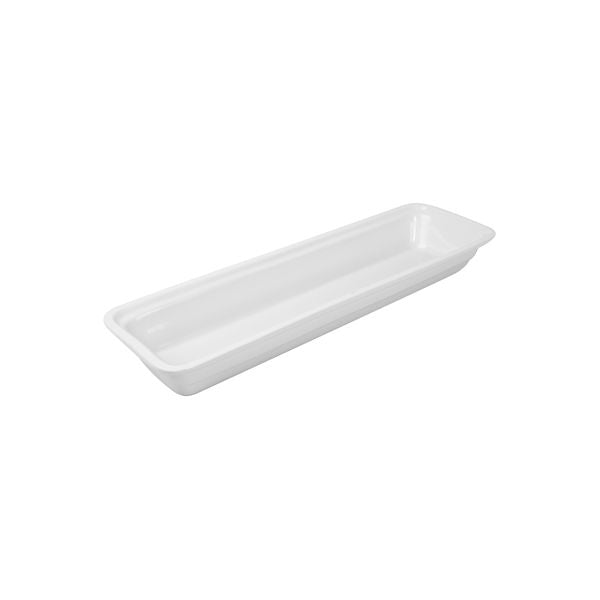 Ryner Porcelain Gastronorm Food Pan - 2/4 GN (65mm - White)