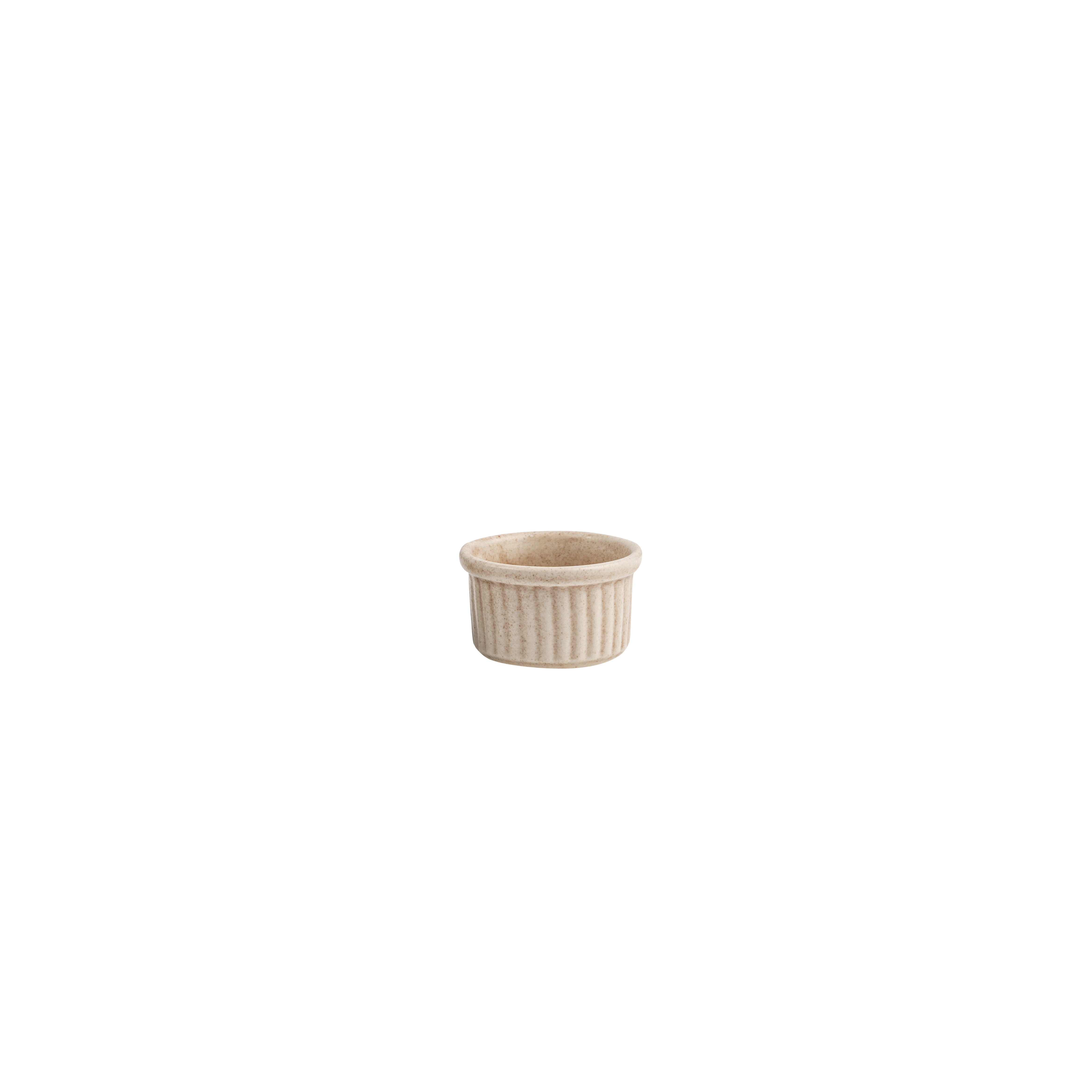NMC Parade Marshmellow Ribbed Ramekin (60mm Ø 35mm H - Marshmallow)
