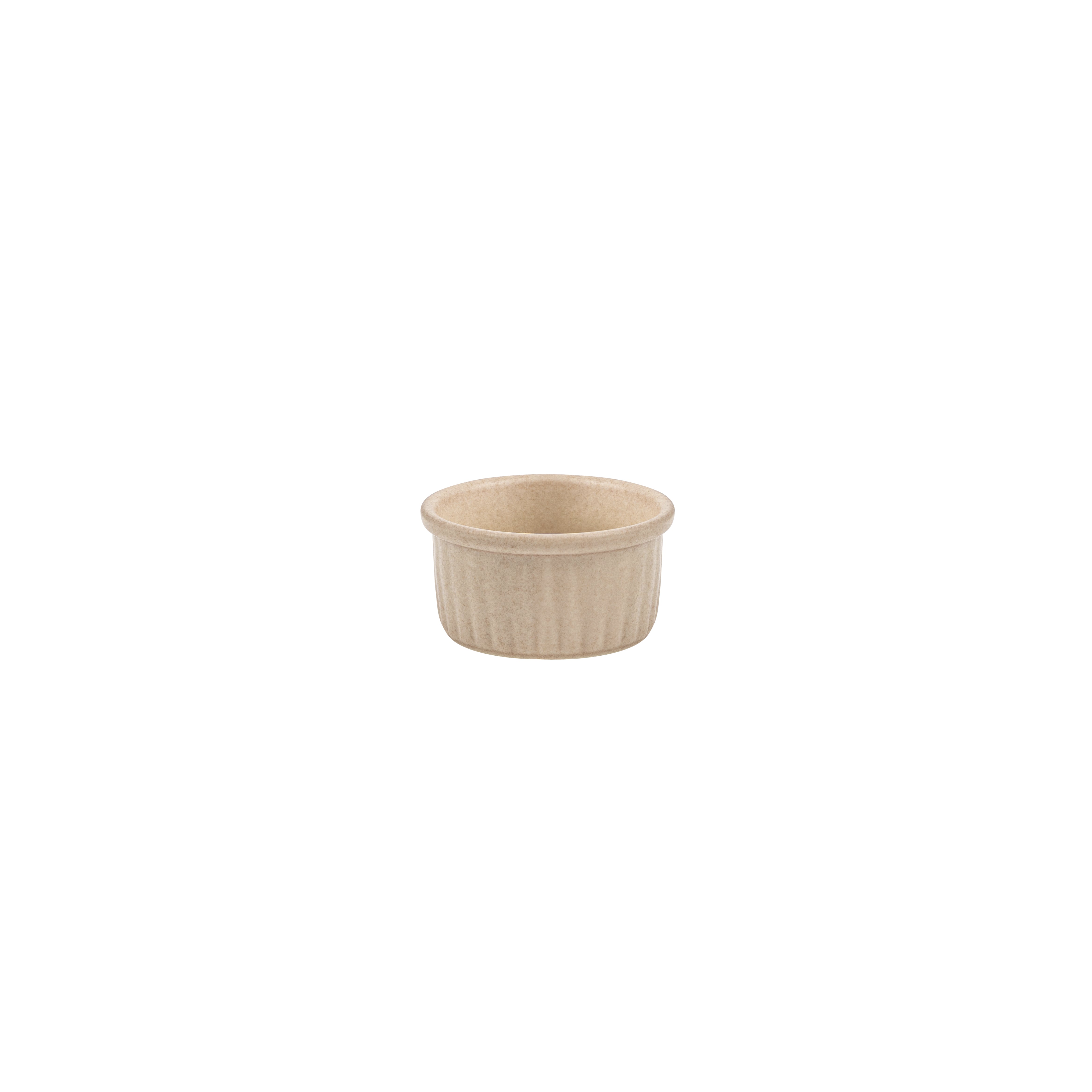 NMC Parade Marshmellow Ribbed Ramekin (80mm Ø 41mm H - Marshmallow)