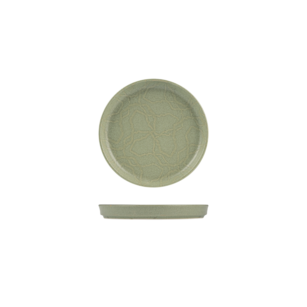 NMC Maze Kale Walled Plate (175mm Ø 22mm H)