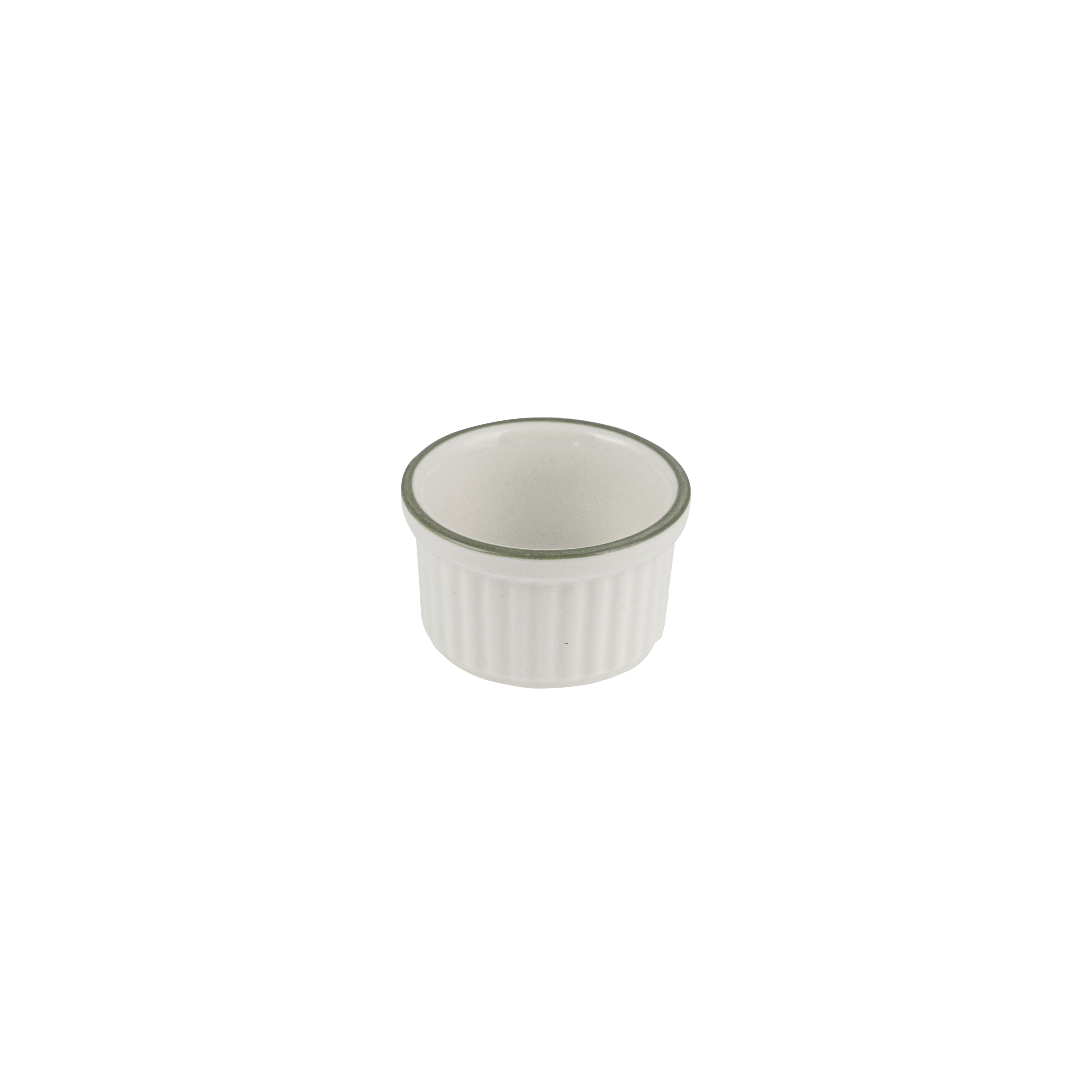 NMC Homestead Olive Ribbed Ramekin (60mm Ø 35mm H)