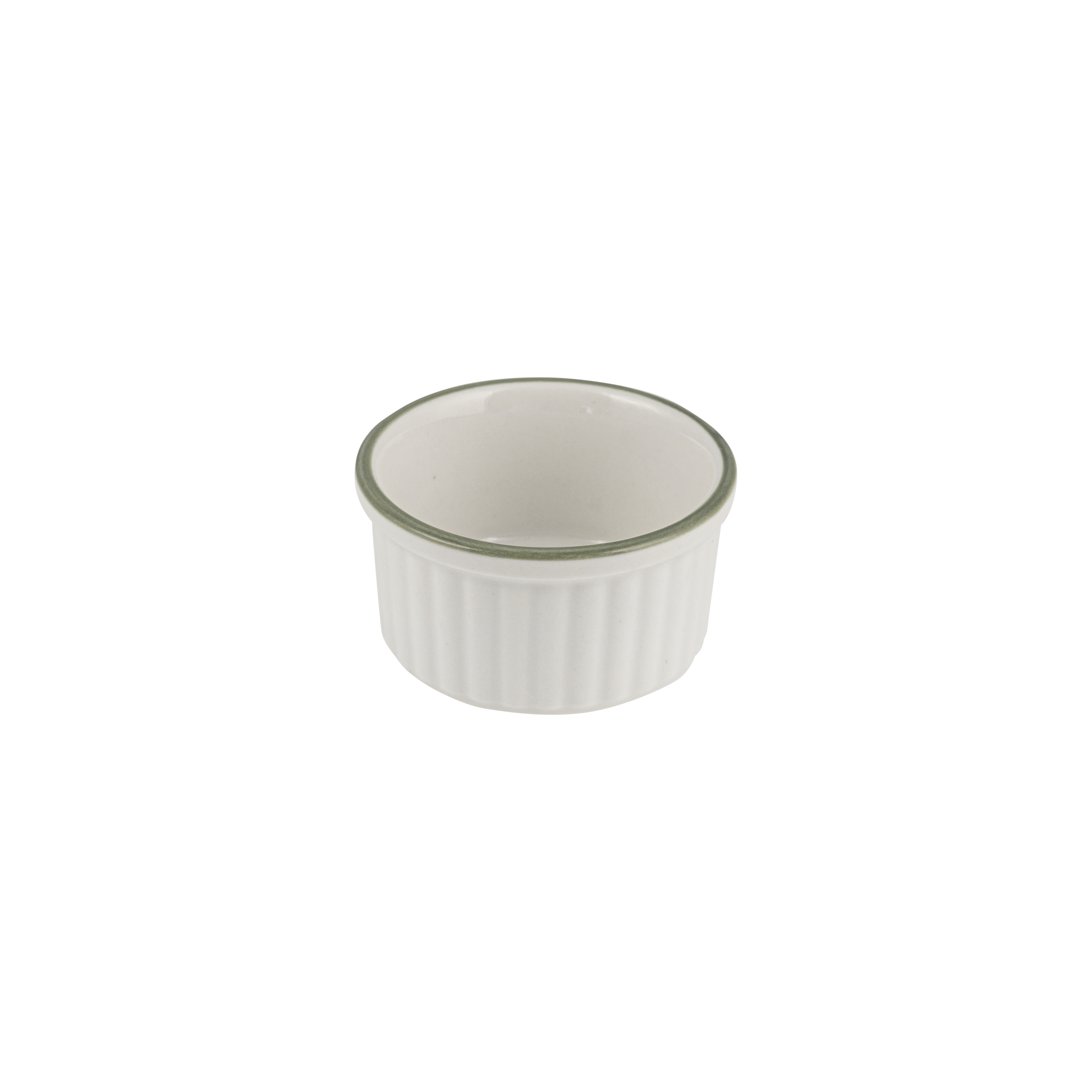 NMC Homestead Olive Ribbed Ramekin (80mm Ø 41mm H)