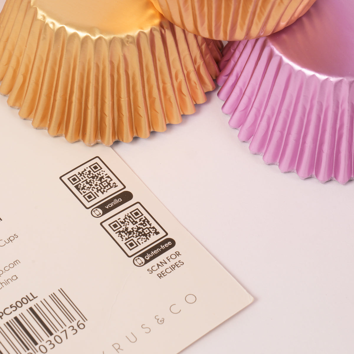 Papyrus Standard Foil Baking Cups Base Lilac 50mm 50 Pack