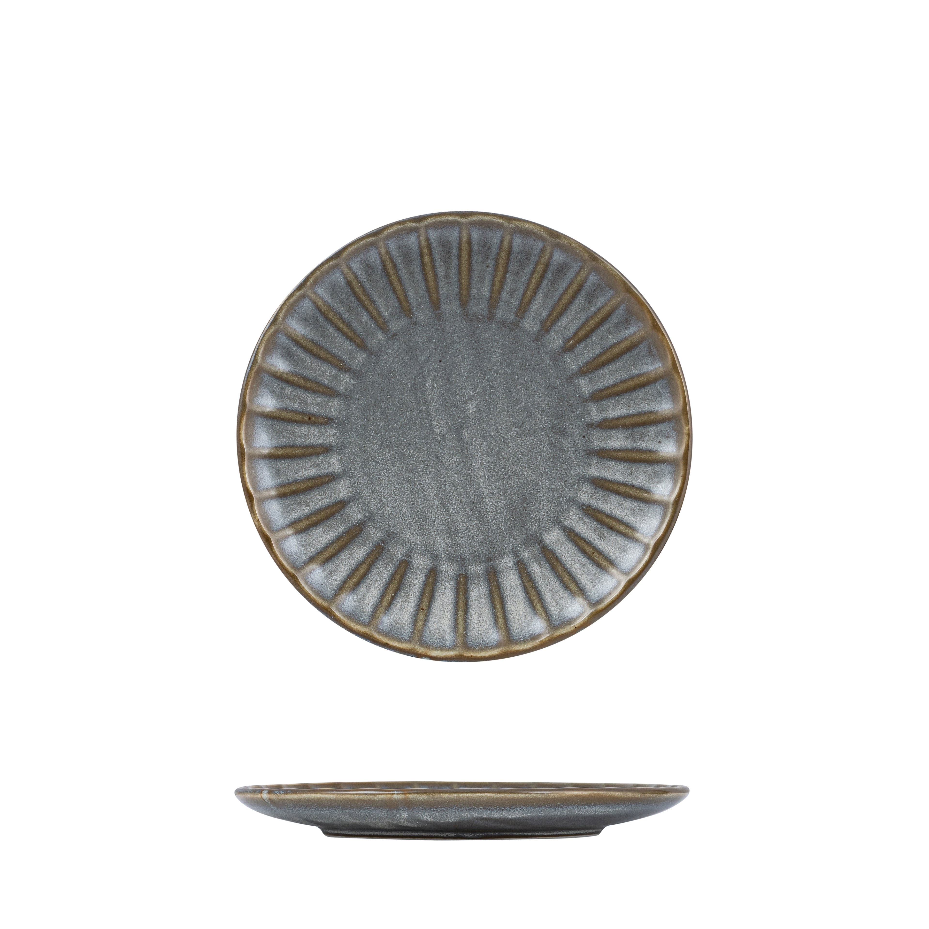 Moda Chic Scalloped Round Plate (205mm Ø)