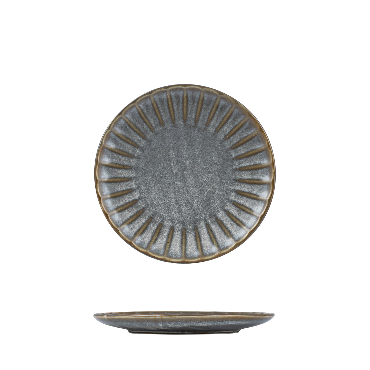 Moda Chic Scalloped Round Plate (205mm Ø)