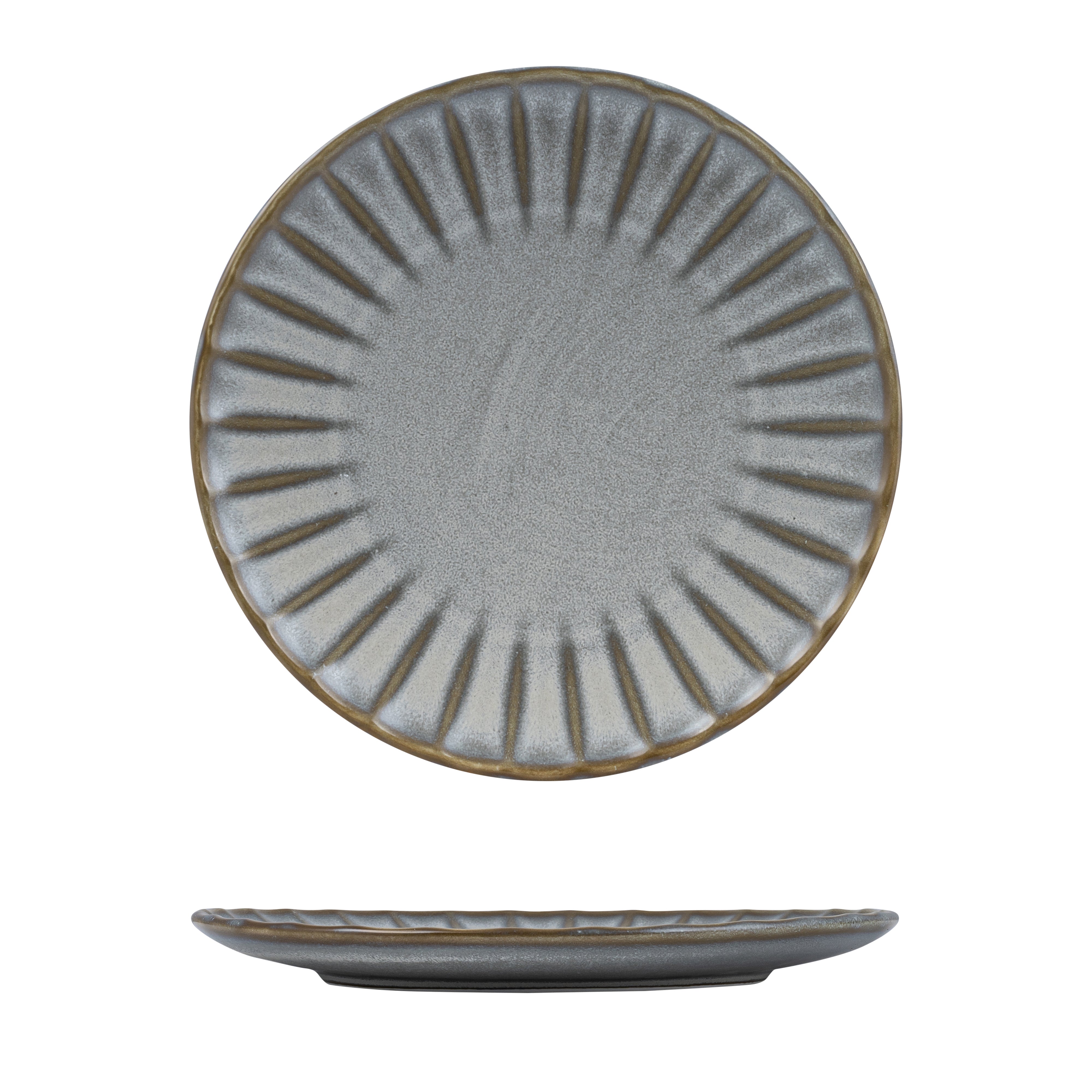 Moda Chic Scalloped Round Plate (260mm Ø)