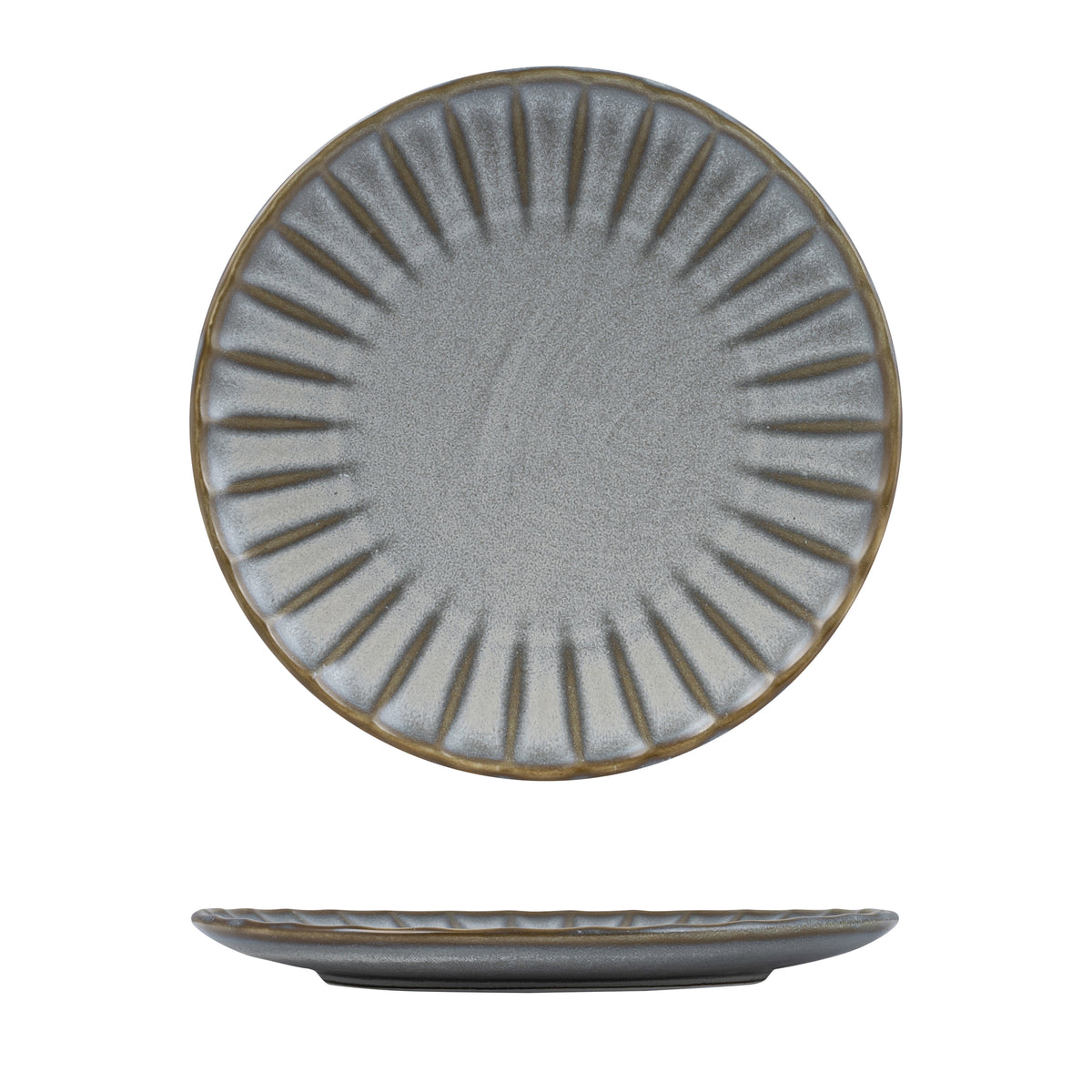 Moda Chic Scalloped Round Plate (260mm Ø)