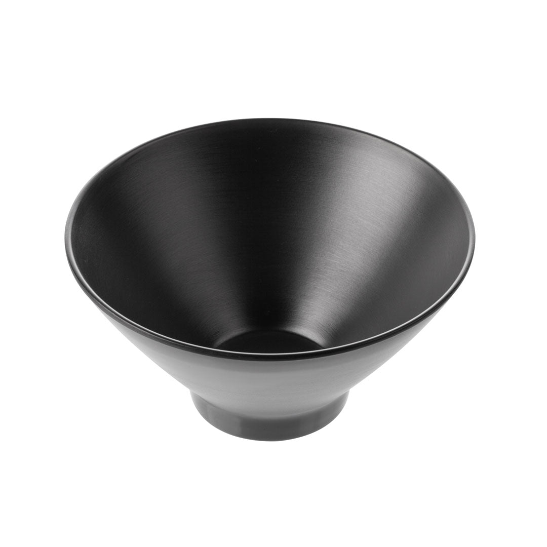 COUCOU Round Bowl V-Shape 205mm - Black & Black