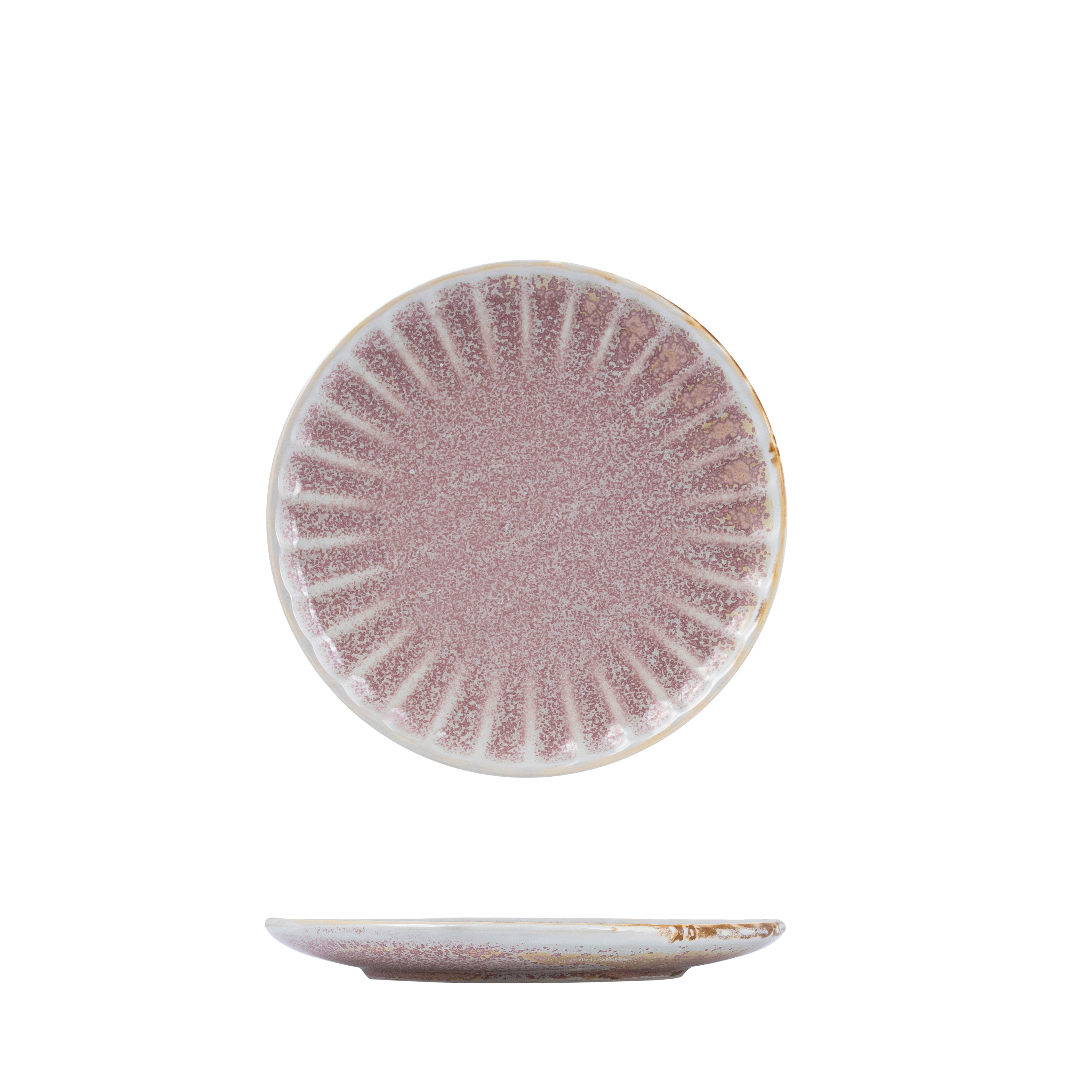 Moda Icon Scalloped Round Plate (205mm Ø)