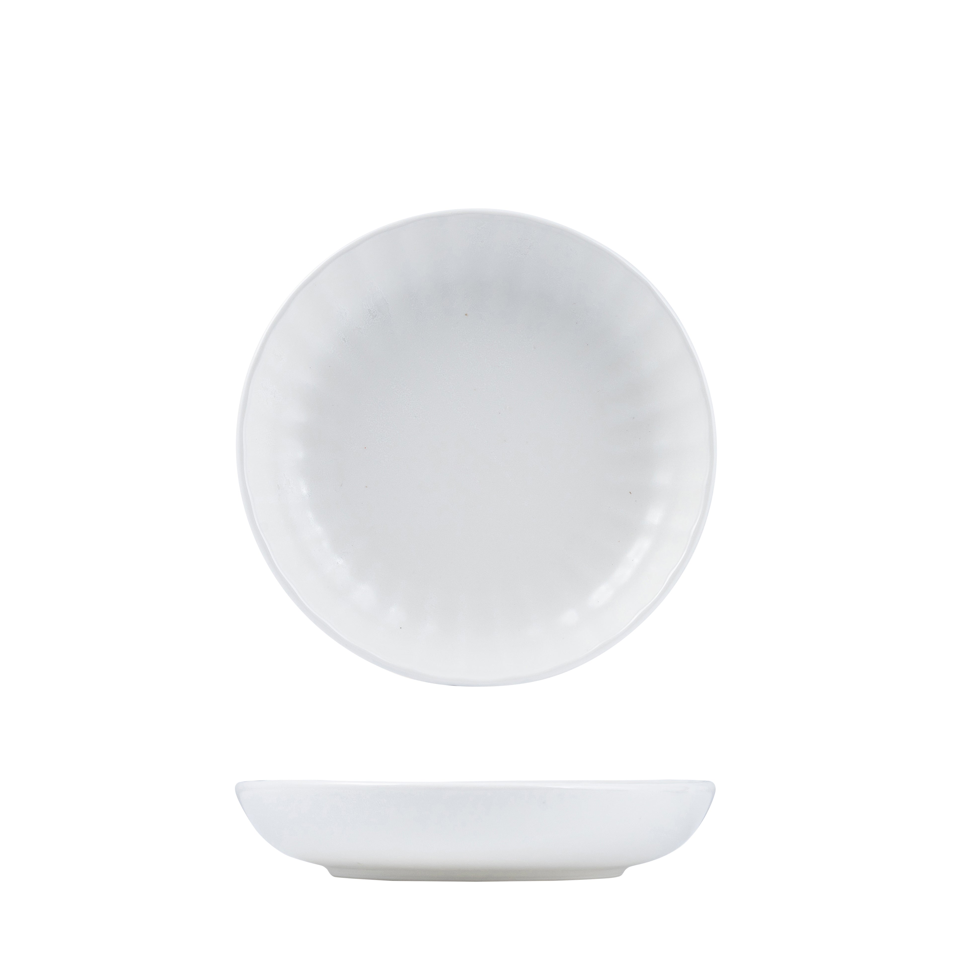 Moda Snow Scalloped Share Bowl (200mm Ø)