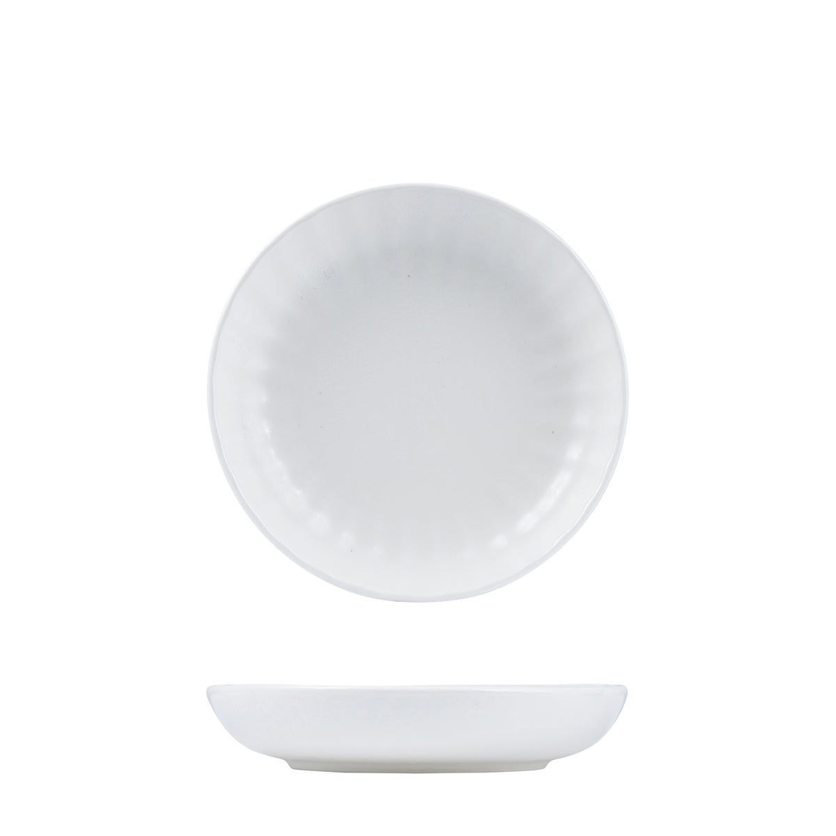 Moda Snow Scalloped Share Bowl (200mm Ø)
