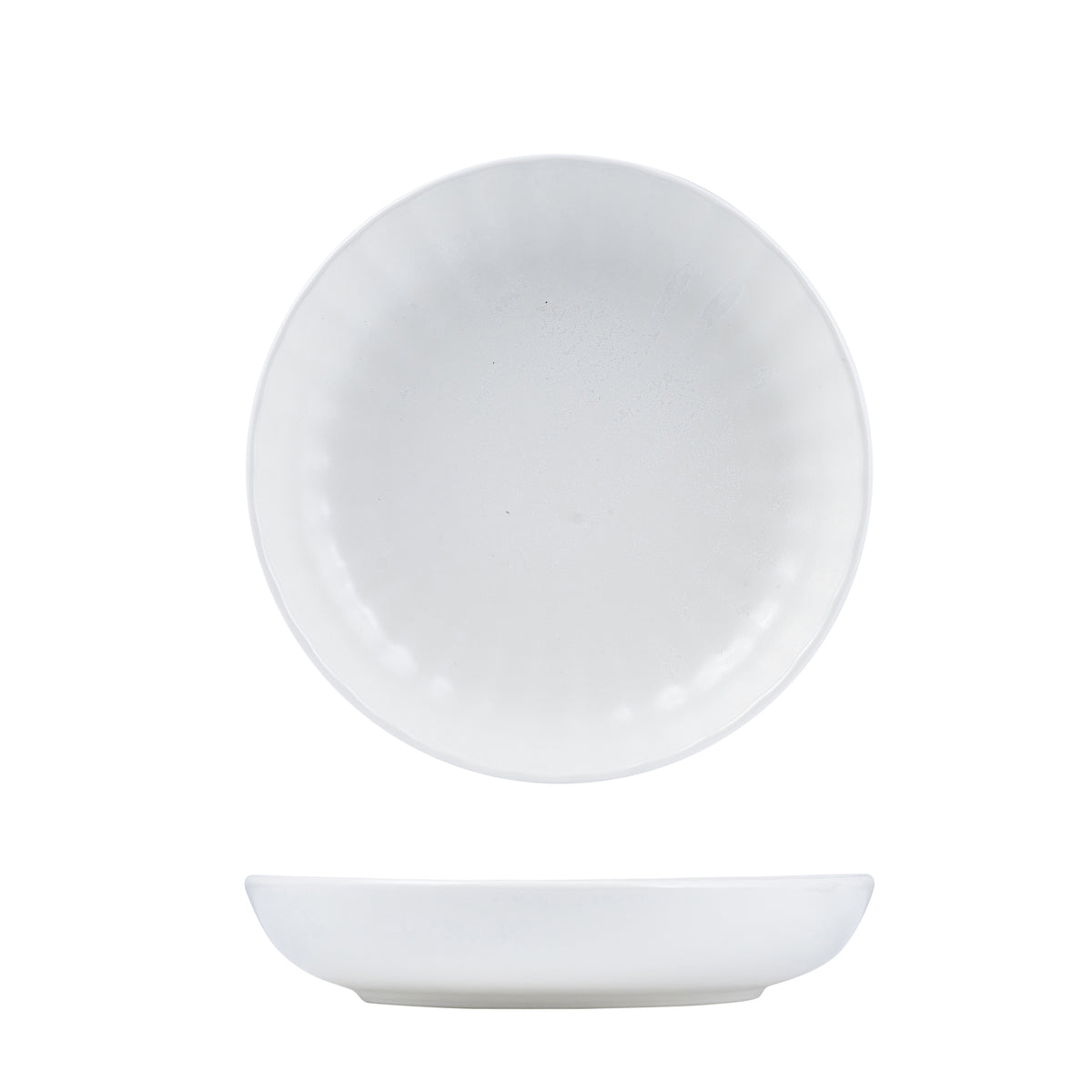 Moda Snow Scalloped Share Bowl (230mm Ø)