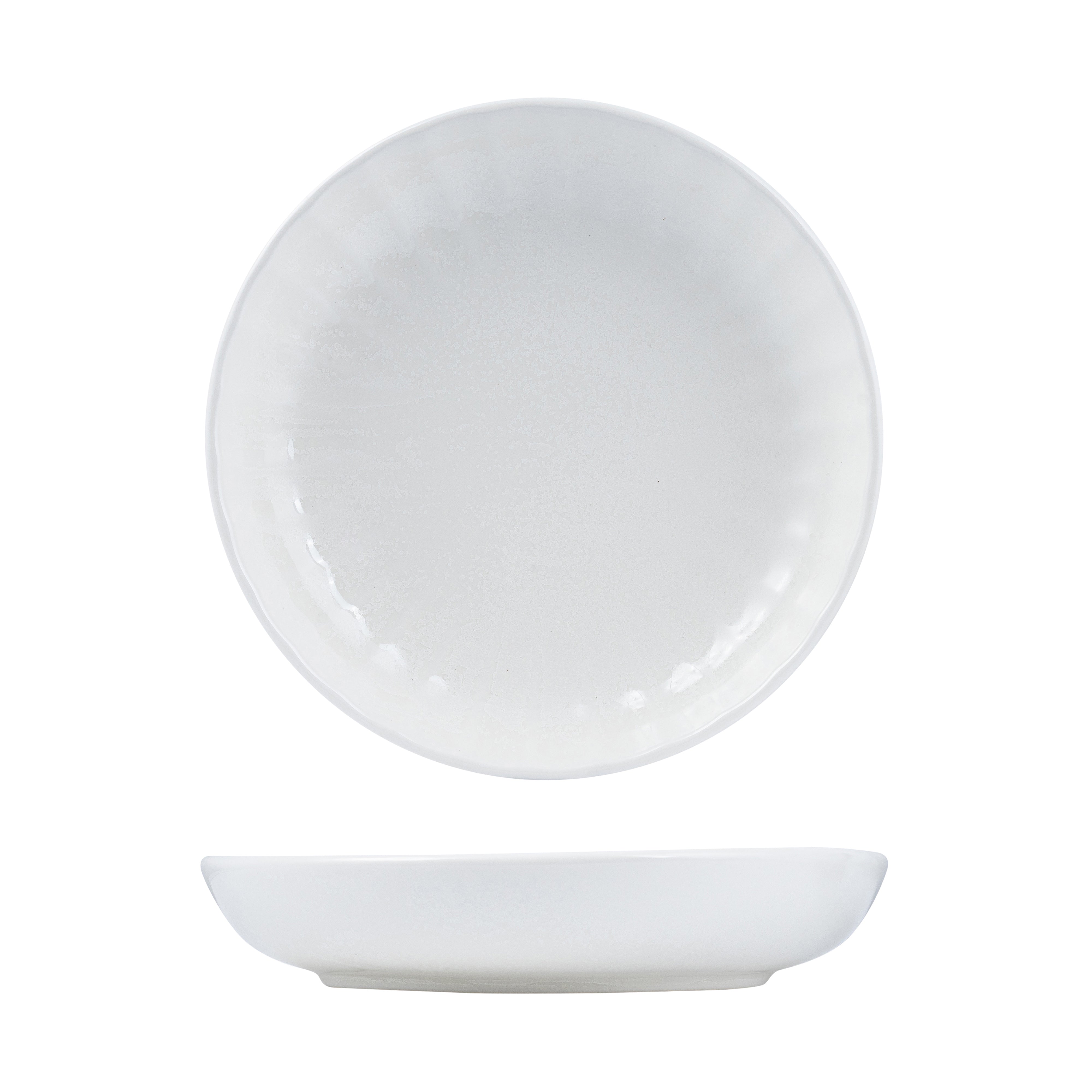 Moda Snow Scalloped Share Bowl (260mm Ø)