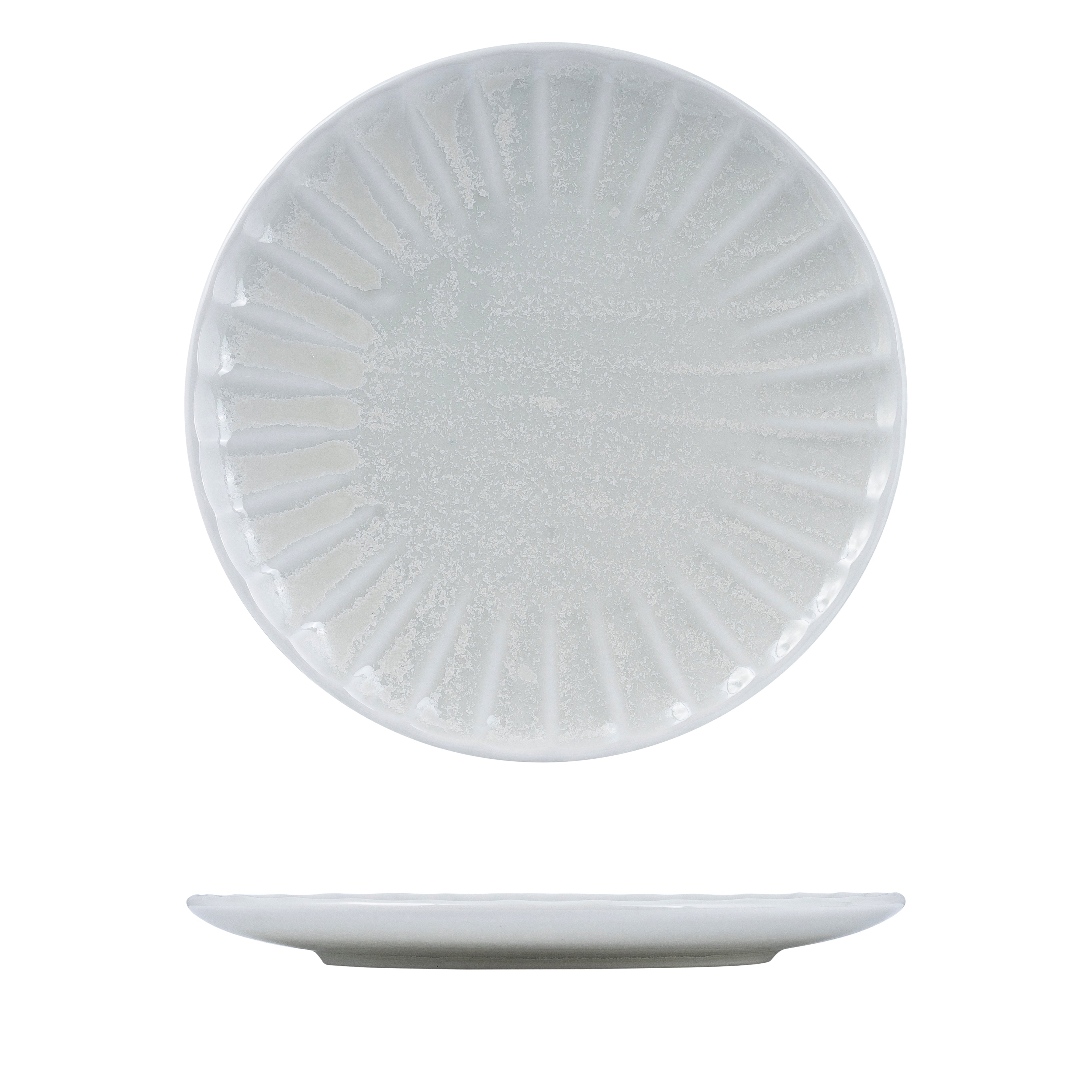 Moda Willow Scalloped Round Plate (260mm Ø)