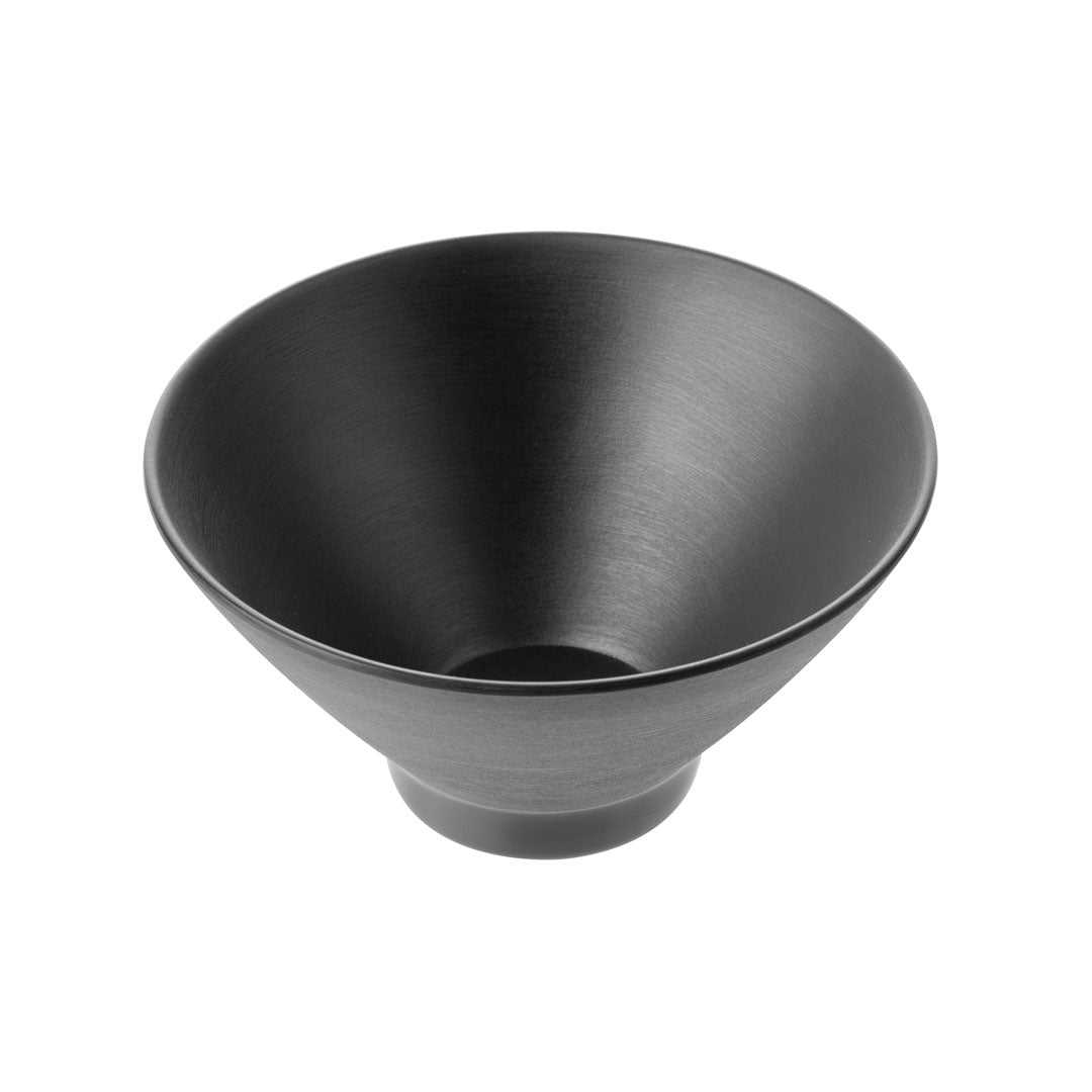 COUCOU Round Bowl V-Shape 178mm - Black & Black