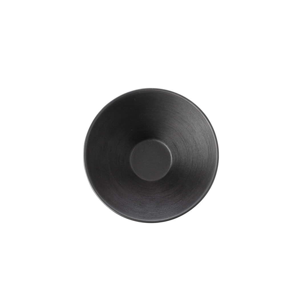 COUCOU Round Bowl V-Shape 130mm - Black & Black