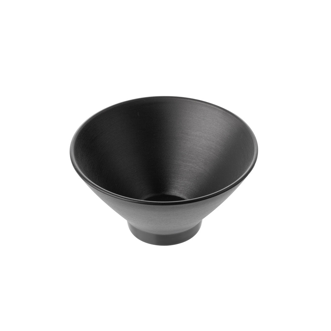 COUCOU Round Bowl V-Shape 130mm - Black & Black