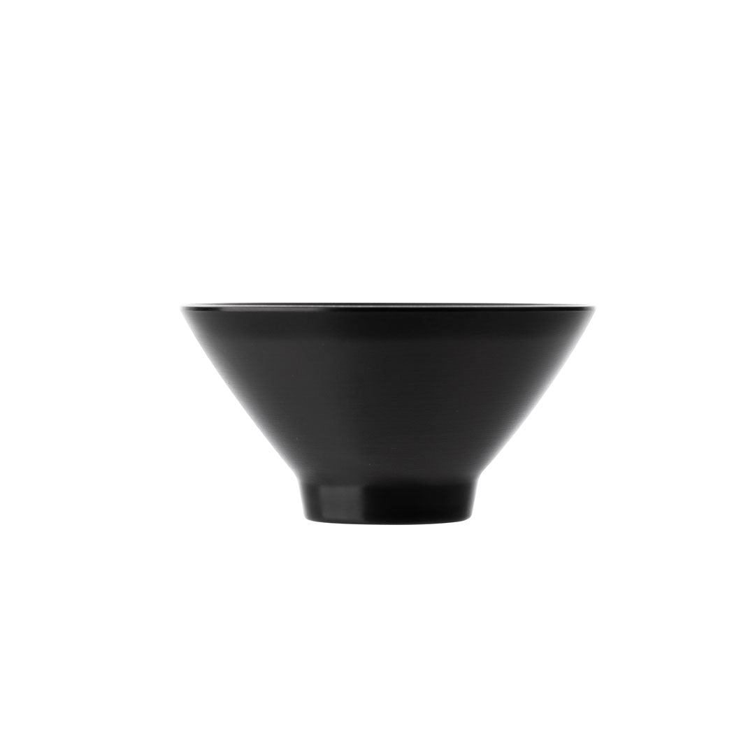 COUCOU Round Bowl V-Shape 130mm - Black & Black