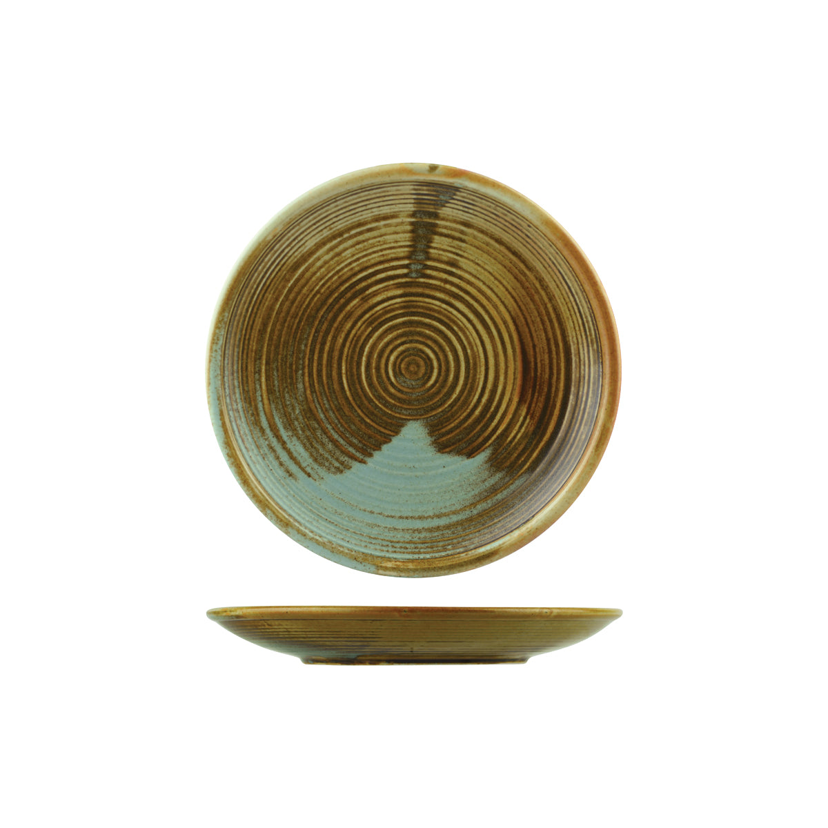Moda Nourish Round Coupe Plate (205mm Ø - Green)